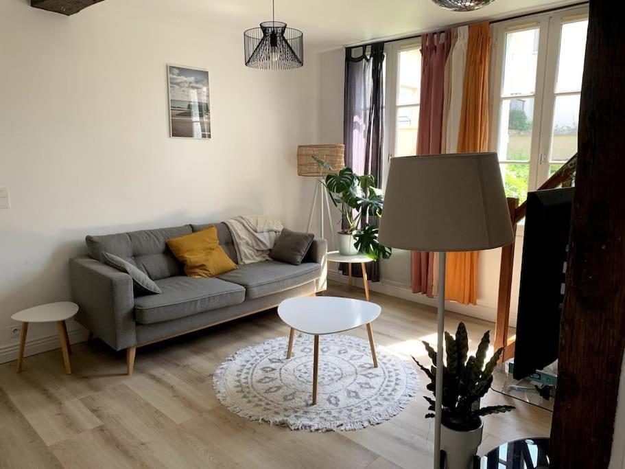 Superbe Duplex Centre-Ville Avec Parking Gratuit Auxerre Exterior foto